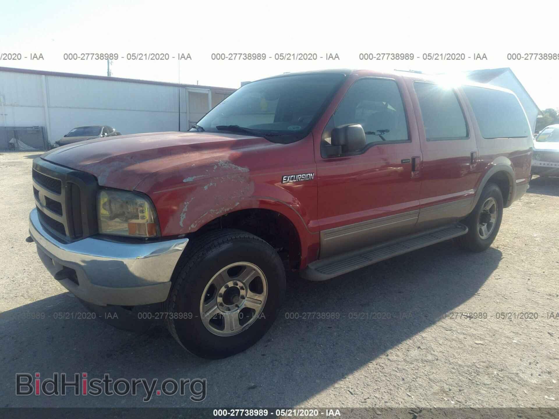 2001 FORD EXCURSION - VIN: 1FMNU42S11EB54006 - Фото 2
