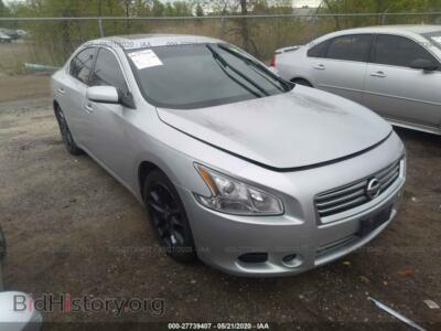 2012 Nissan MAXIMA 3.5 S, серебристый — VIN 1N4AA5AP2CC838985, IAAI