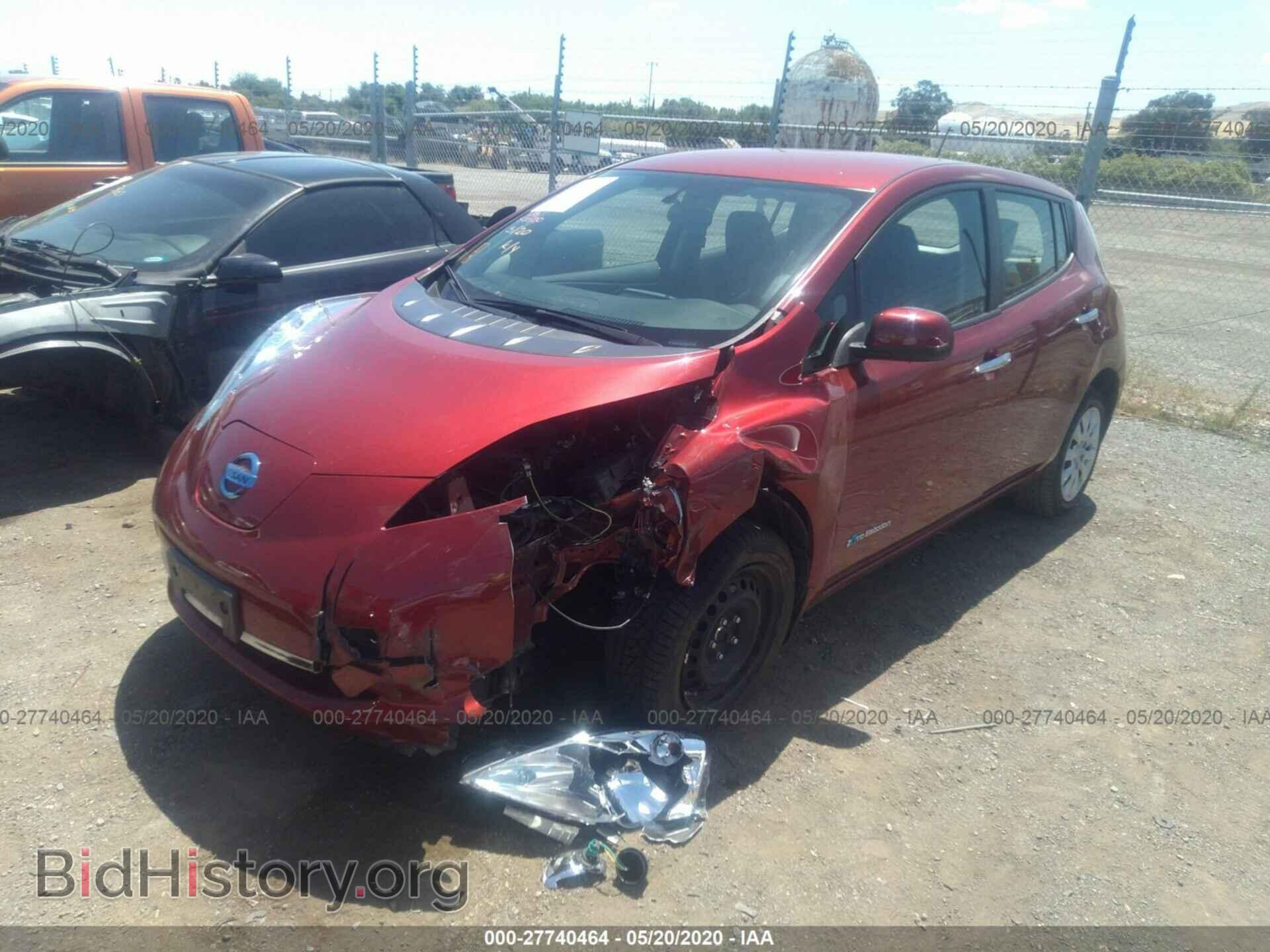 2015 NISSAN LEAF - VIN: 1N4AZ0CP4FC302374 - Фото 2