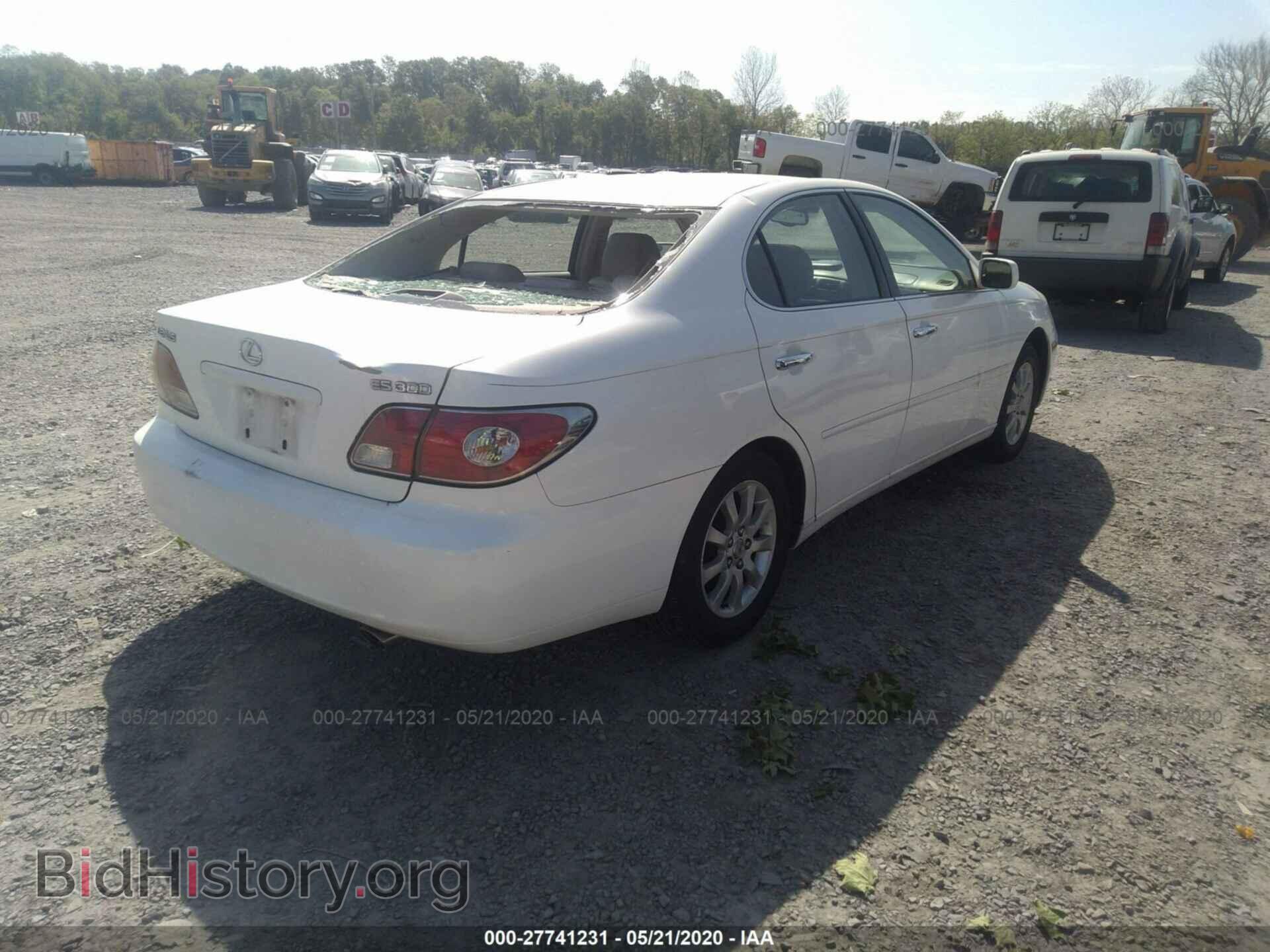 2002 LEXUS ES - VIN: JTHBF30G820070532 - Фото 4