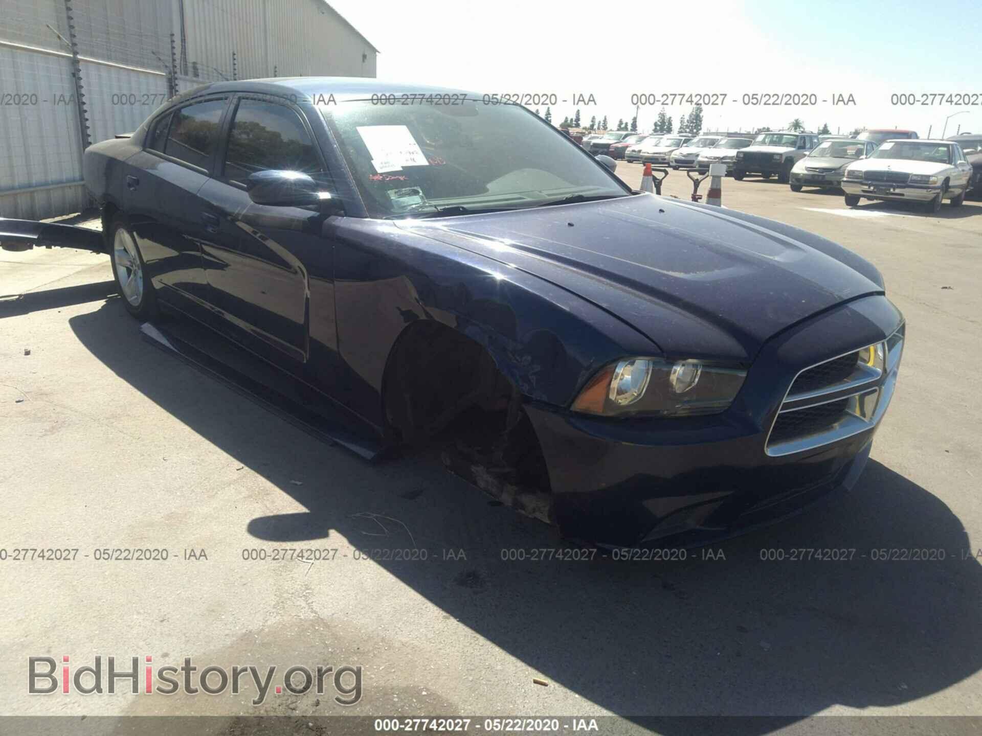 Photo 2C3CDXBG1EH191844 - DODGE CHARGER 2014