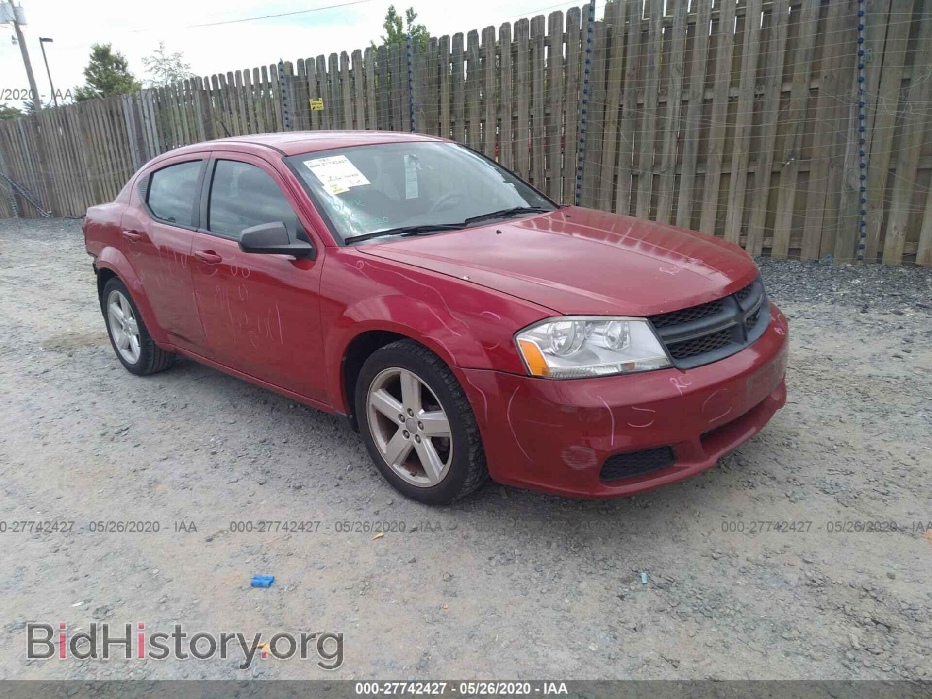 Photo 1C3CDZAB2DN739955 - DODGE AVENGER 2013
