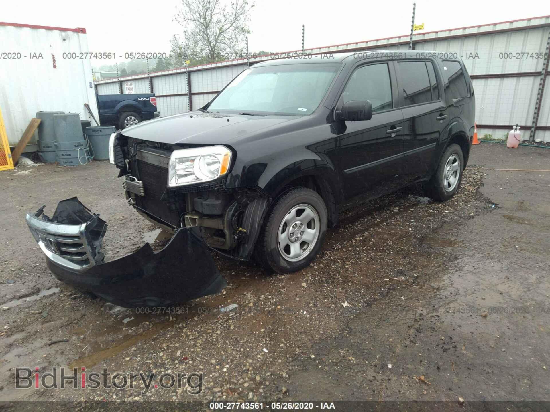 2014 HONDA PILOT - VIN: 5FNYF4H20EB018442 - Фото 2