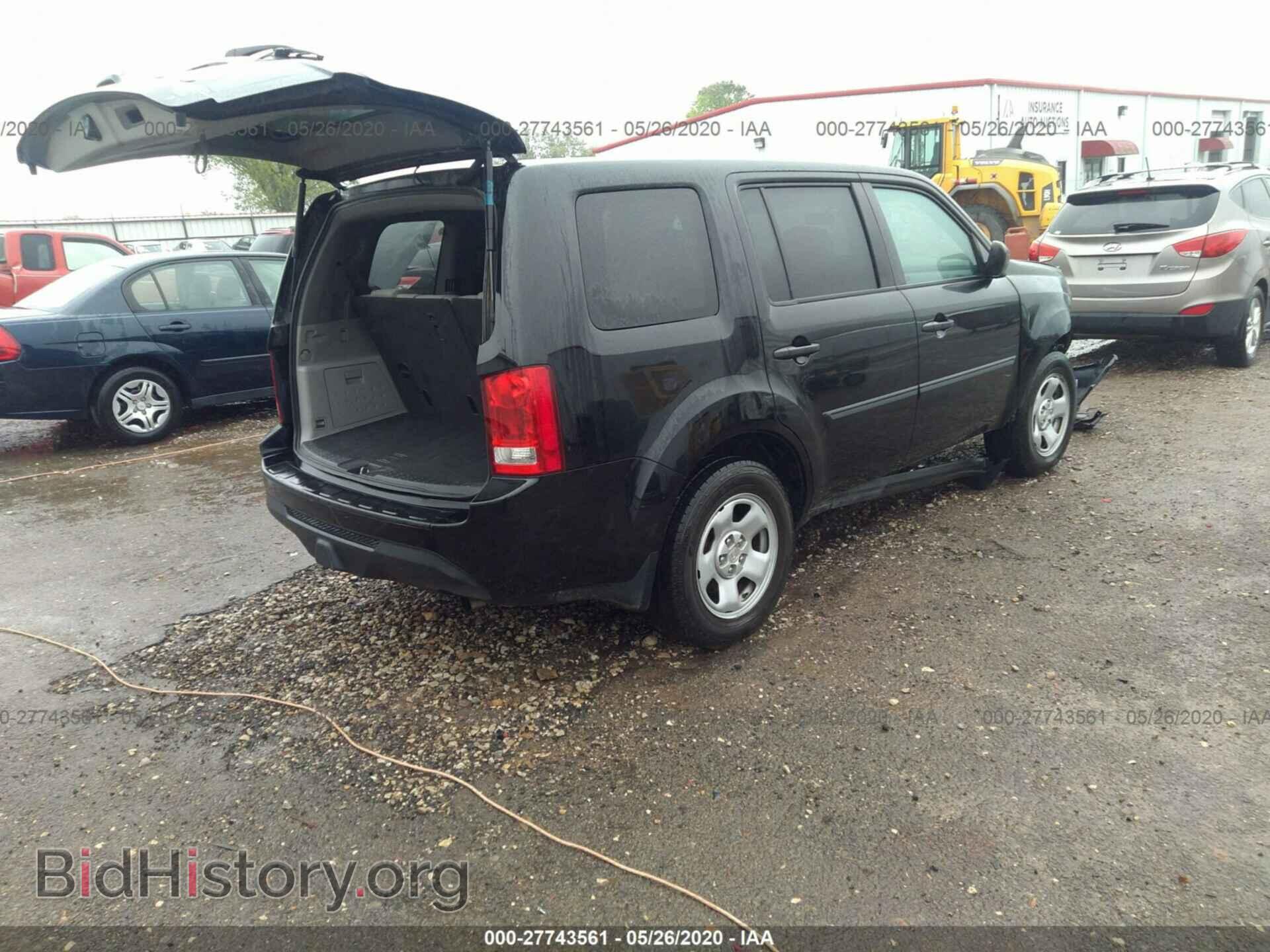 2014 HONDA PILOT - VIN: 5FNYF4H20EB018442 - Фото 4