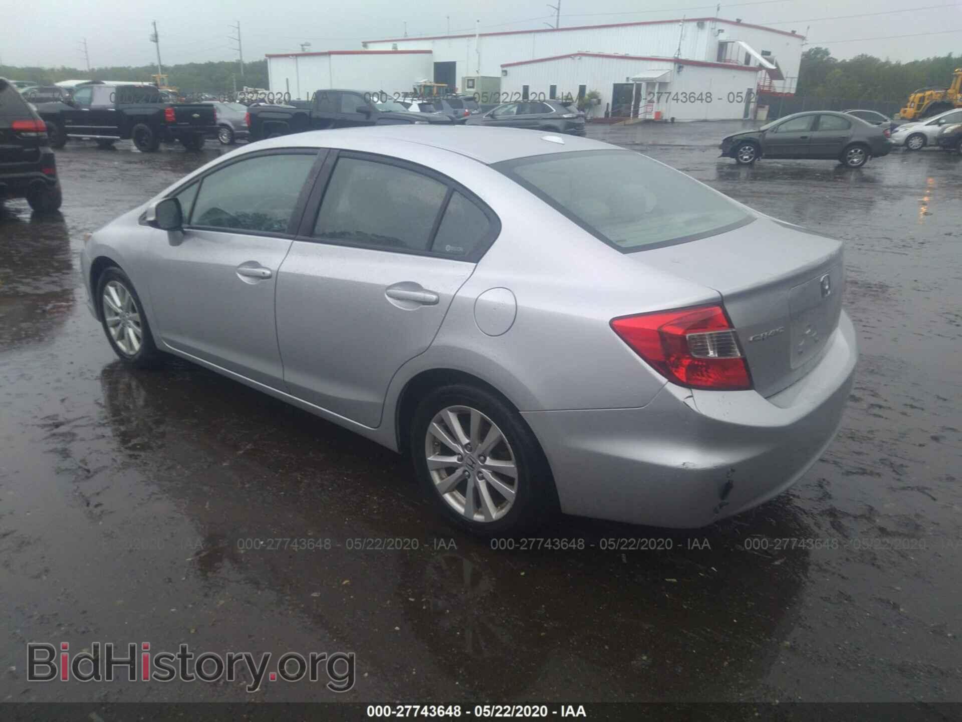 2012 HONDA CIVIC - VIN: 19XFB2F93CE322858 - Фото 3