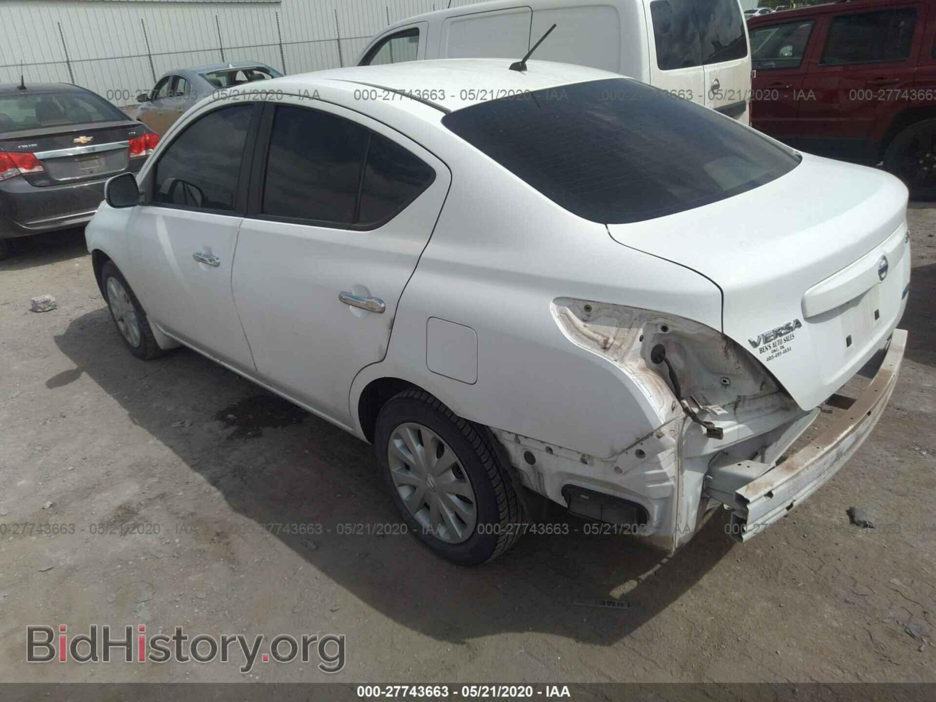 2012 NISSAN VERSA - VIN: 3N1CN7AP7CL854965 - Фото 3