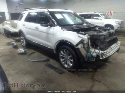 2011 Ford EXPLORER XLT, желтый — VIN 1FMHK8D81BGA79258, IAAI
