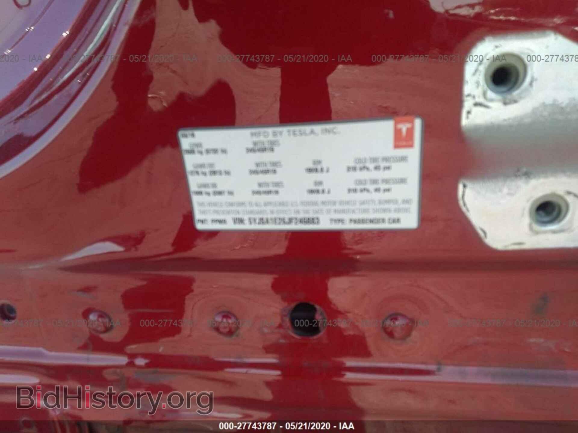 2018 TESLA MODEL S - VIN: 5YJSA1E26JF246883 - Photo 9