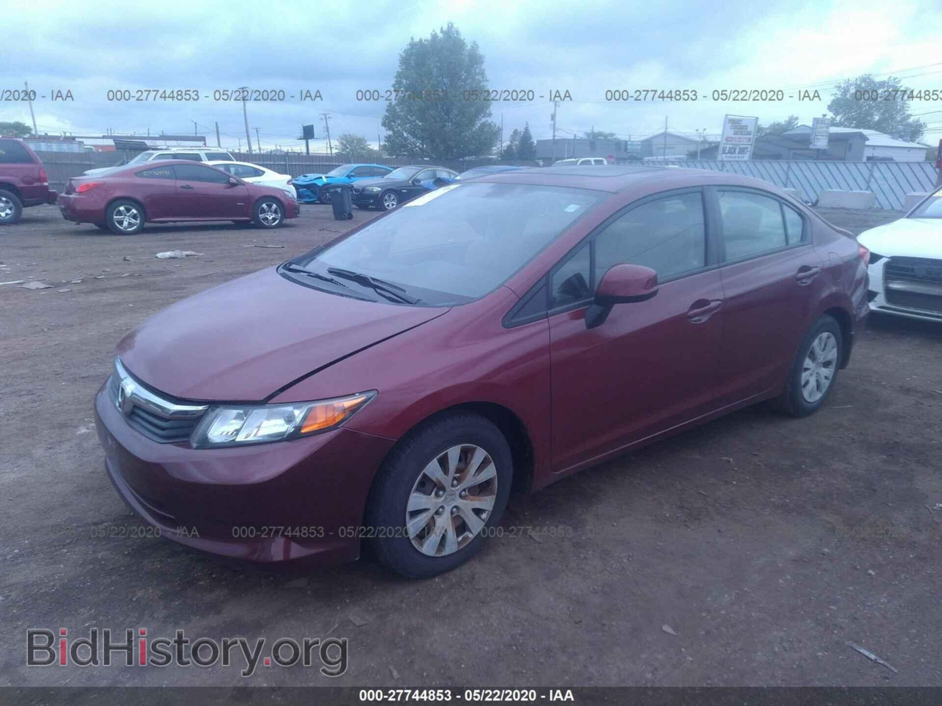 2012 HONDA CIVIC - VIN: JHMFB2F5XCS003563 - Фото 2