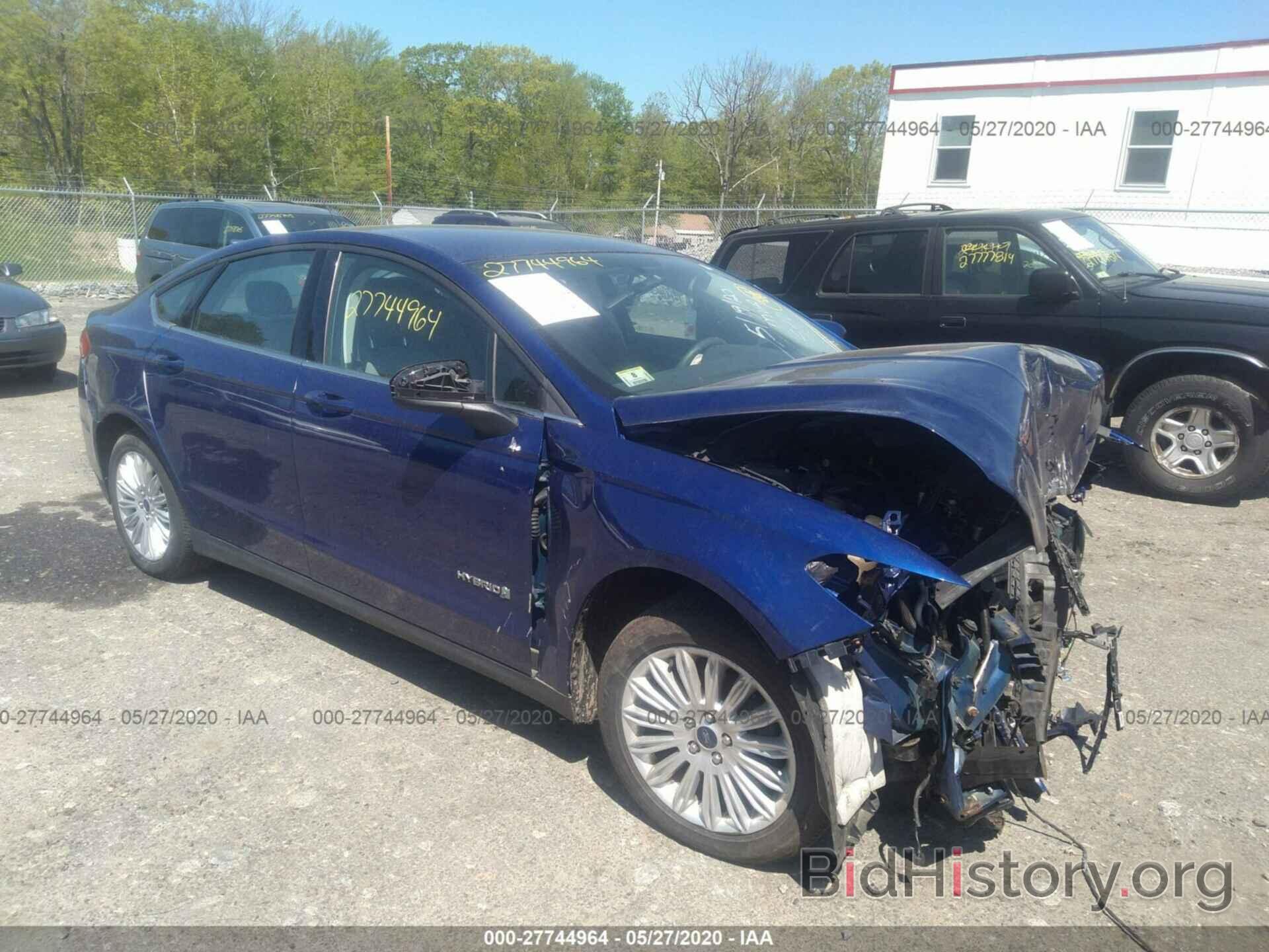 Photo 3FA6P0UUXER359968 - FORD FUSION 2014