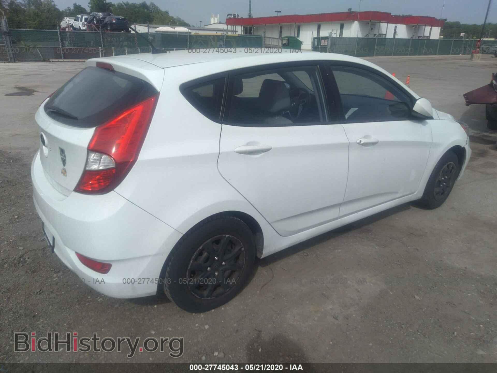 2012 HYUNDAI ACCENT - VIN: KMHCT5AEXCU057567 - Фото 4