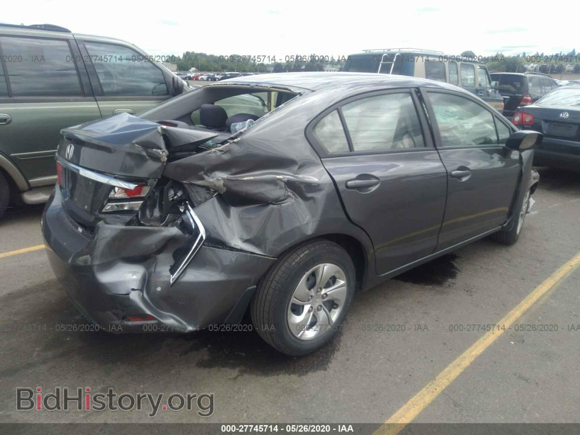 2013 HONDA CIVIC - VIN: 2HGFB2F50DH603164 - Фото 4