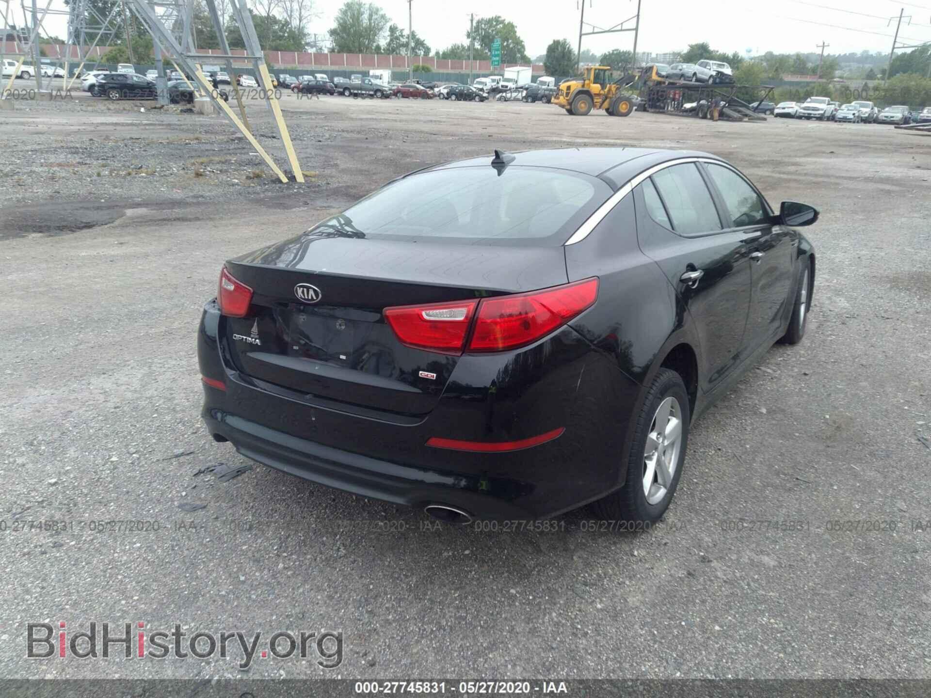 2015 KIA OPTIMA - VIN: 5XXGM4A71FG484855 - Photo 4