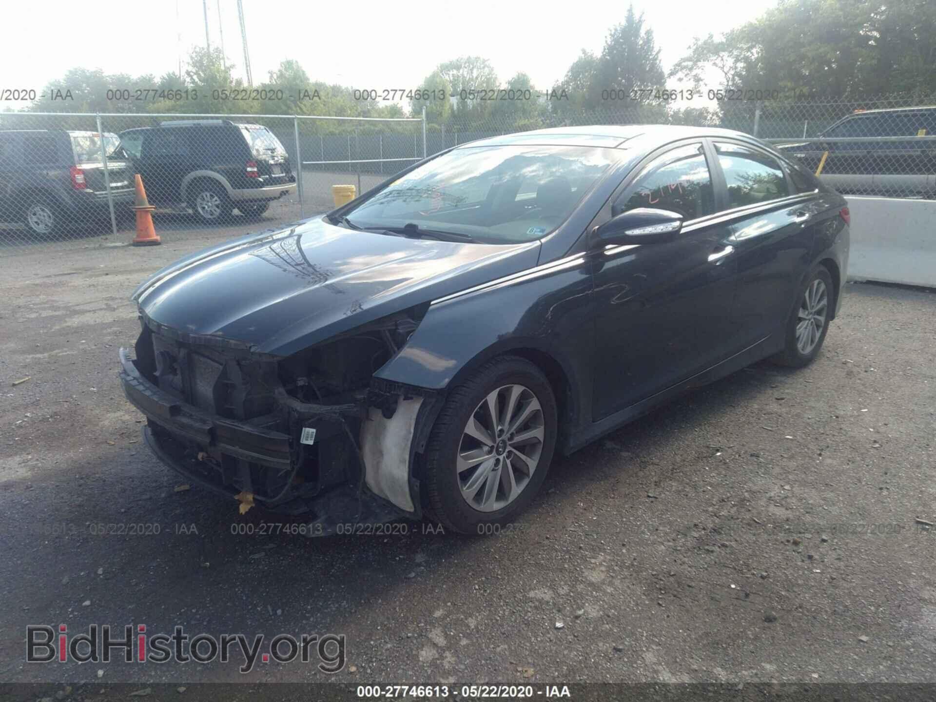 2014 HYUNDAI SONATA - VIN: 5NPEC4AC0EH911887 - Фото 2