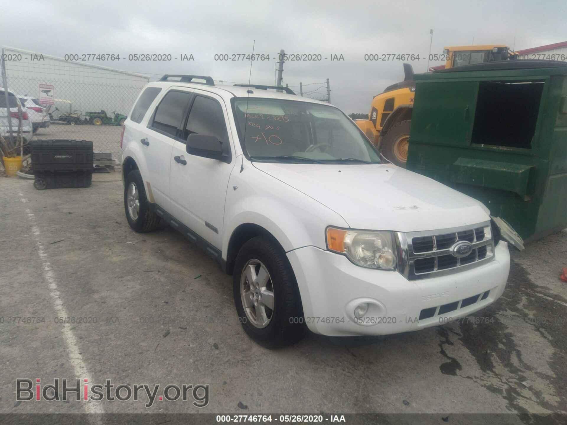 Photo 1FMCU03168KC98796 - FORD ESCAPE 2008