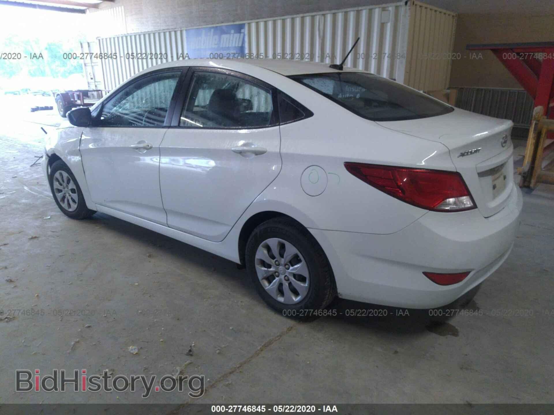2016 HYUNDAI ACCENT - VIN: KMHCT4AE8GU960848 - Фото 3