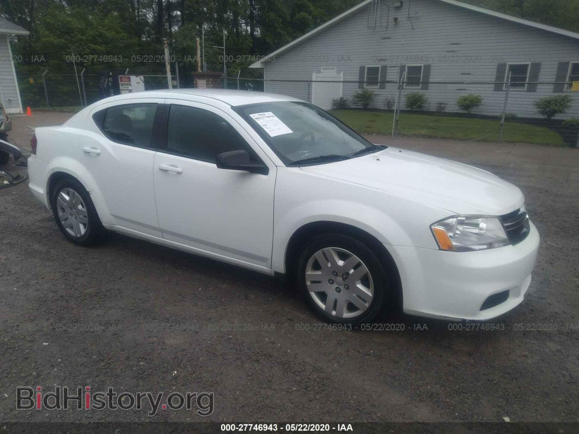 Photo 1C3CDZAB6CN115087 - DODGE AVENGER 2012
