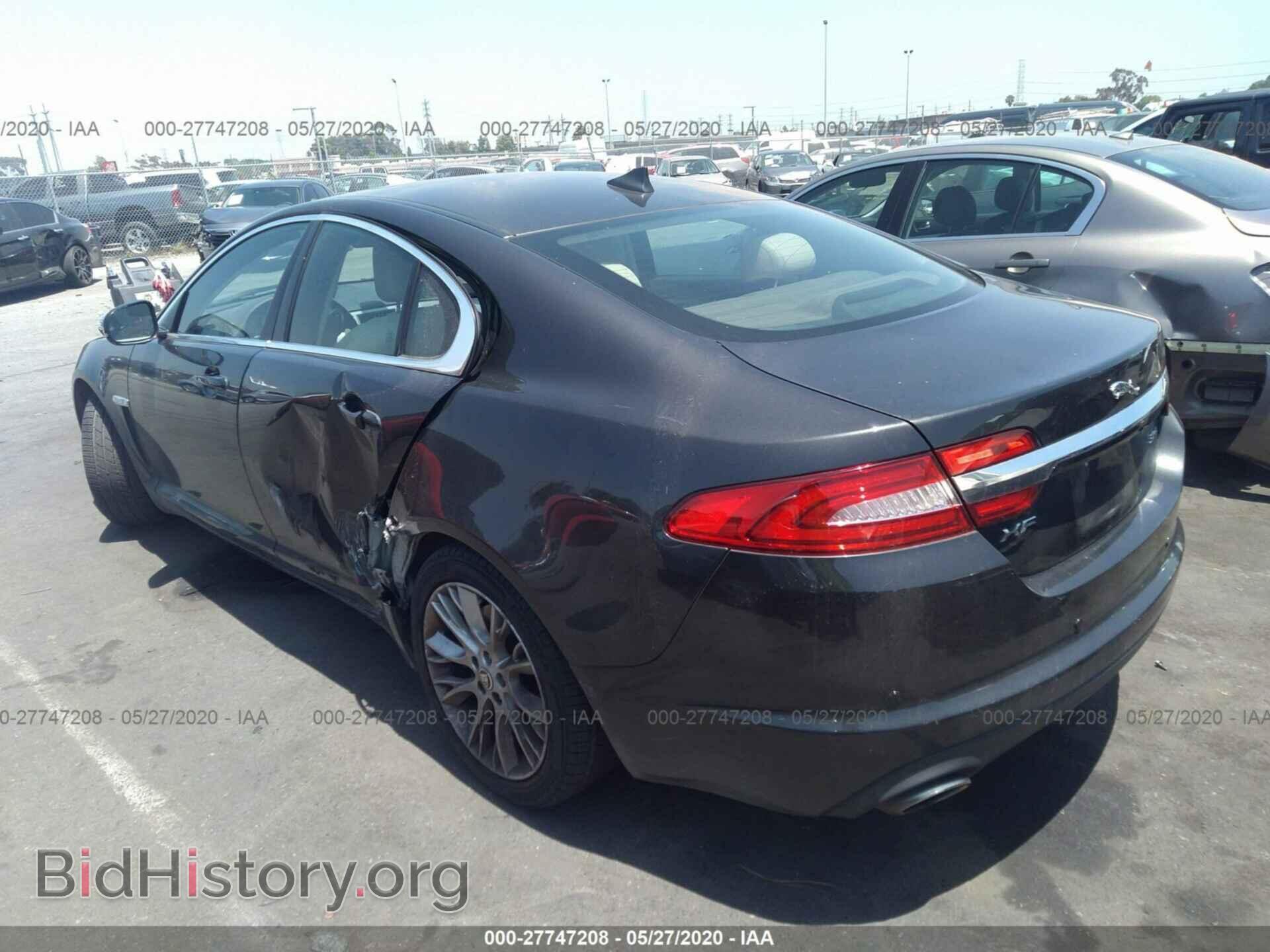 2013 JAGUAR XF - VIN: SAJWA0E70D8S90486 - Фото 3