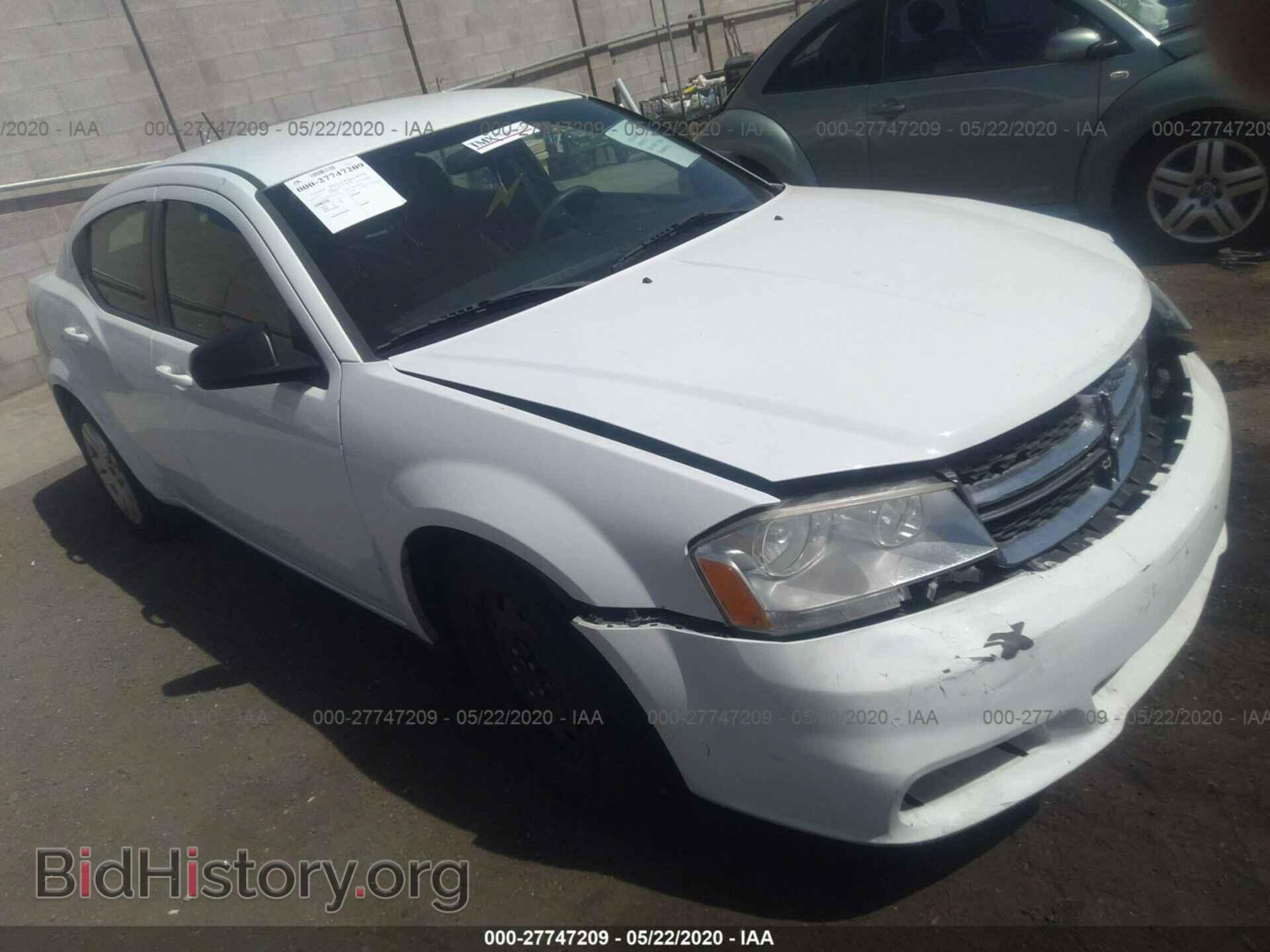 Photo 1C3CDZAB0DN567232 - DODGE AVENGER 2013