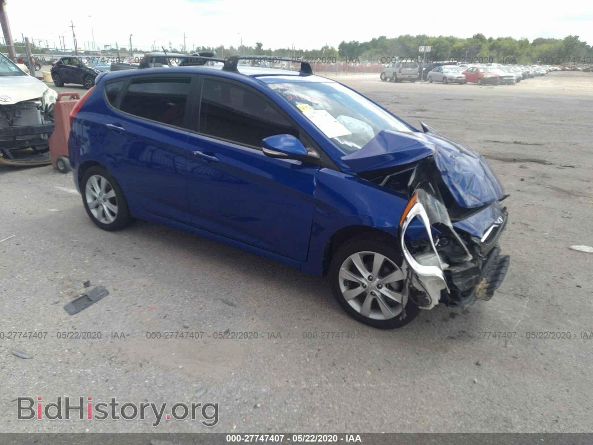 Photo KMHCU5AE7DU073398 - HYUNDAI ACCENT 2013
