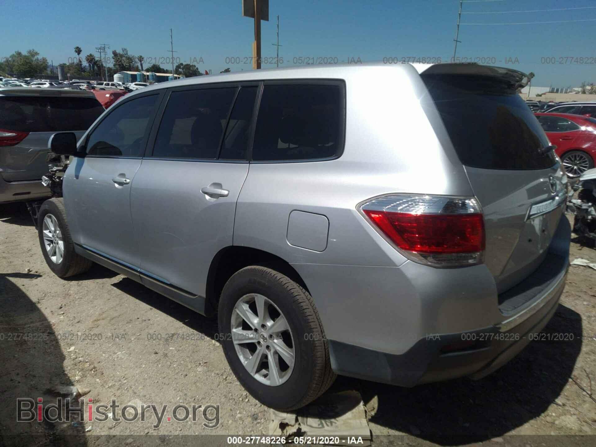 2012 TOYOTA HIGHLANDER - VIN: 5TDZA3EH7CS026262 - Фото 3