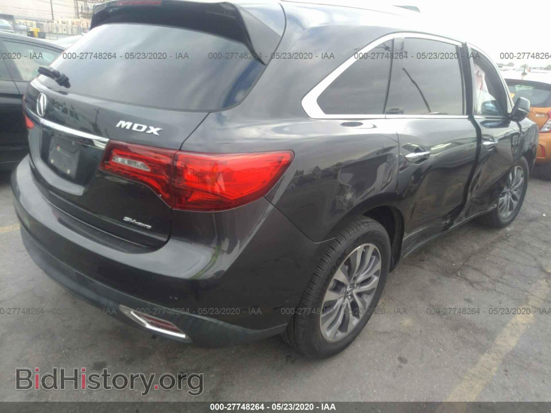2014 ACURA MDX - VIN: 5FRYD4H46EB017611 - Фото 4