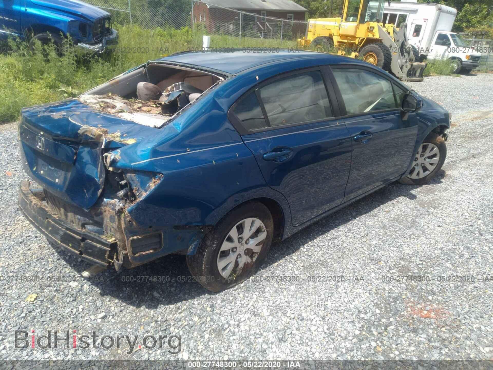 2012 HONDA CIVIC SDN - VIN: 2HGFB2F52CH564365 - Фото 4