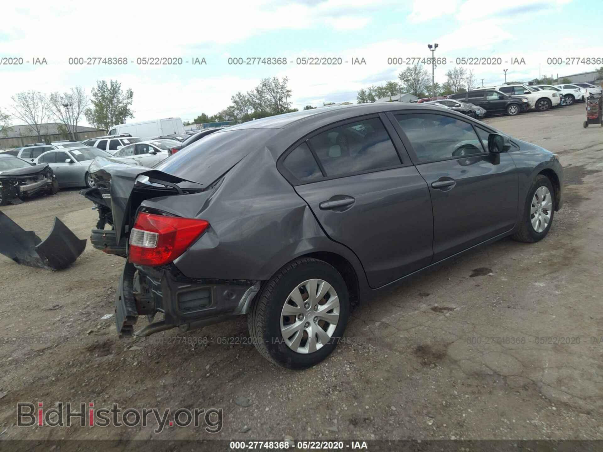 2012 HONDA CIVIC - VIN: 19XFB2F55CE077137 - Фото 4