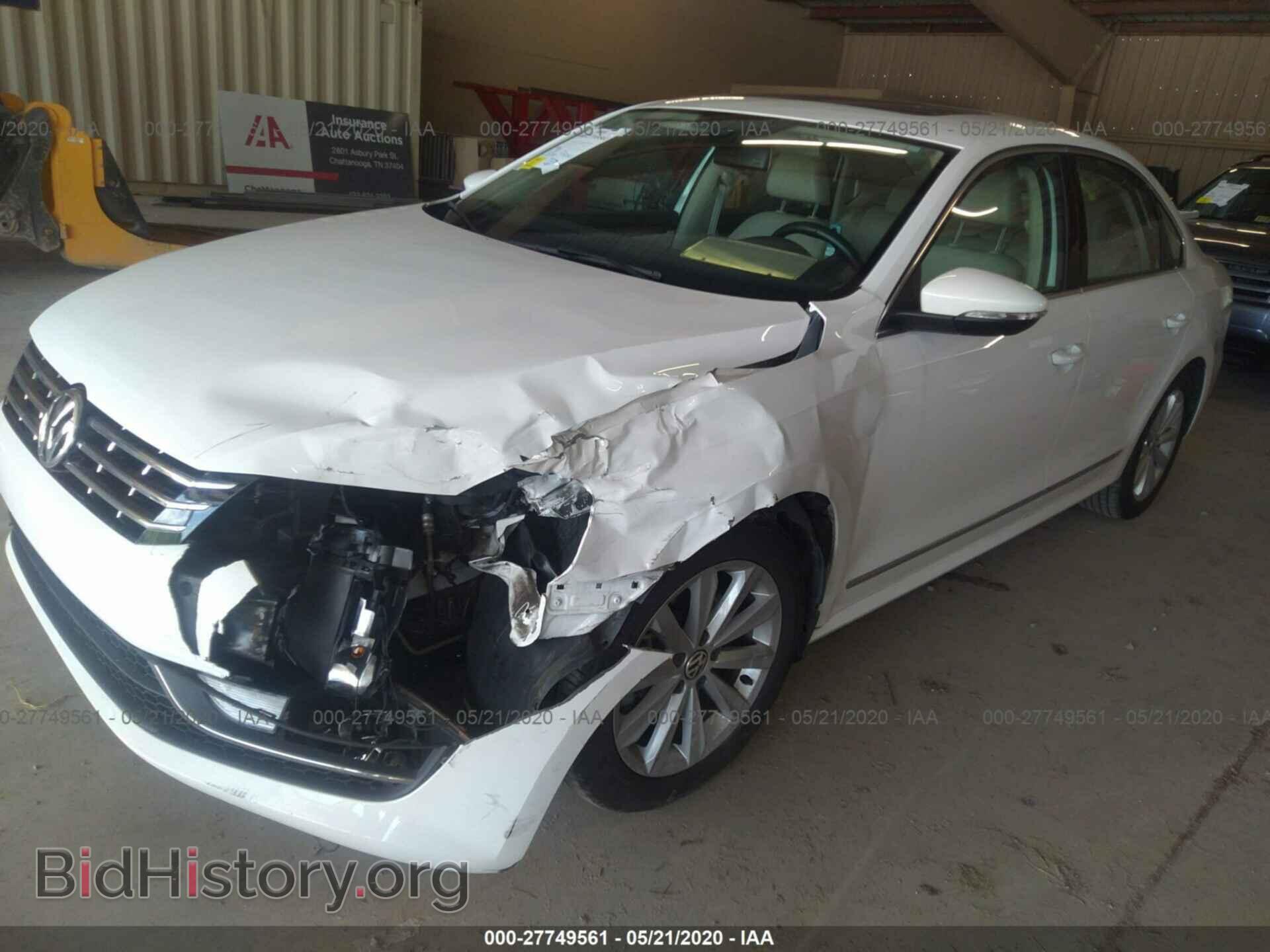 2012 VOLKSWAGEN PASSAT - VIN: 1VWCH7A30CC083775 - Фото 2