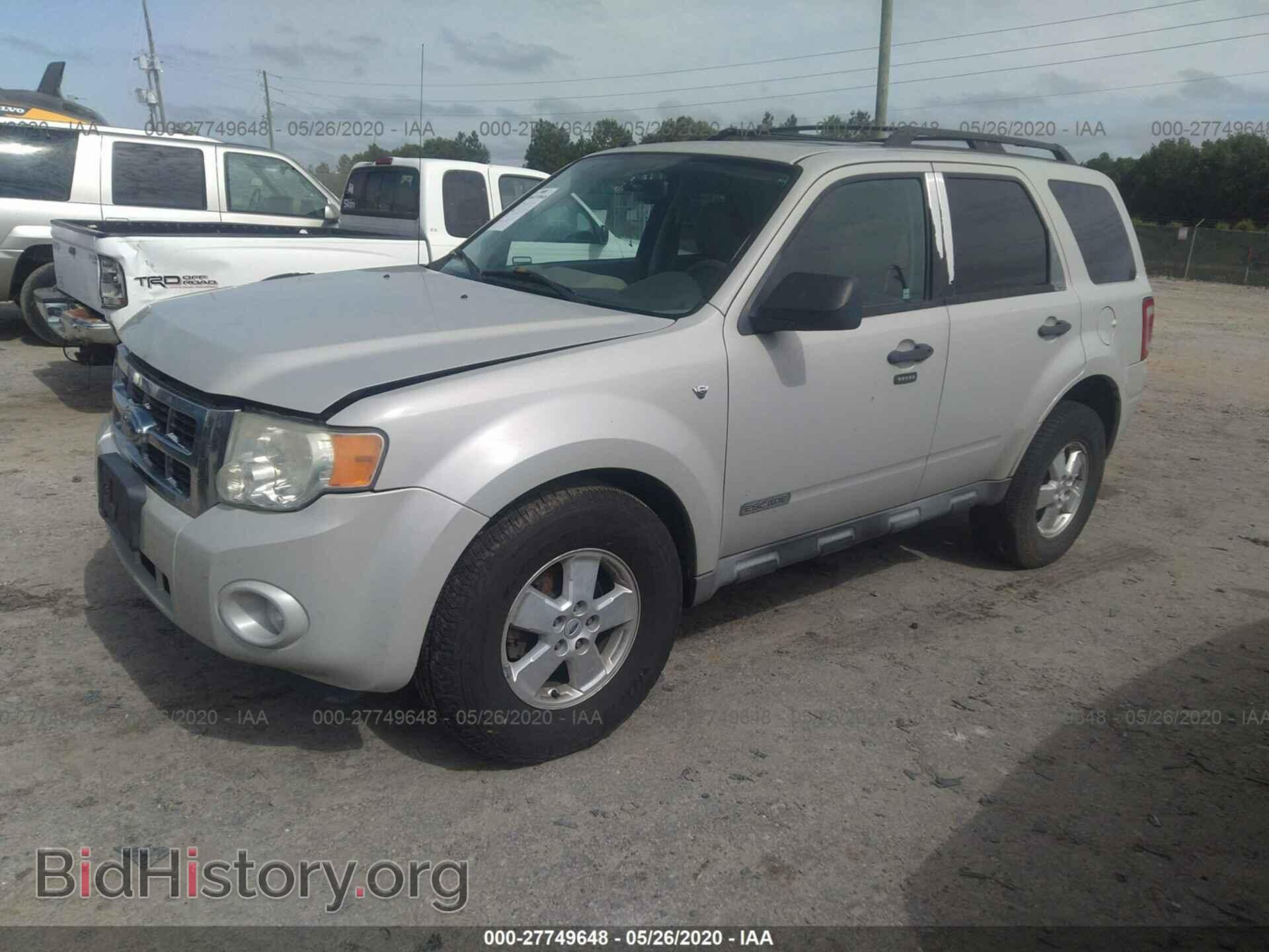 2008 FORD ESCAPE - VIN: 1FMCU03178KA06007 - Фото 2