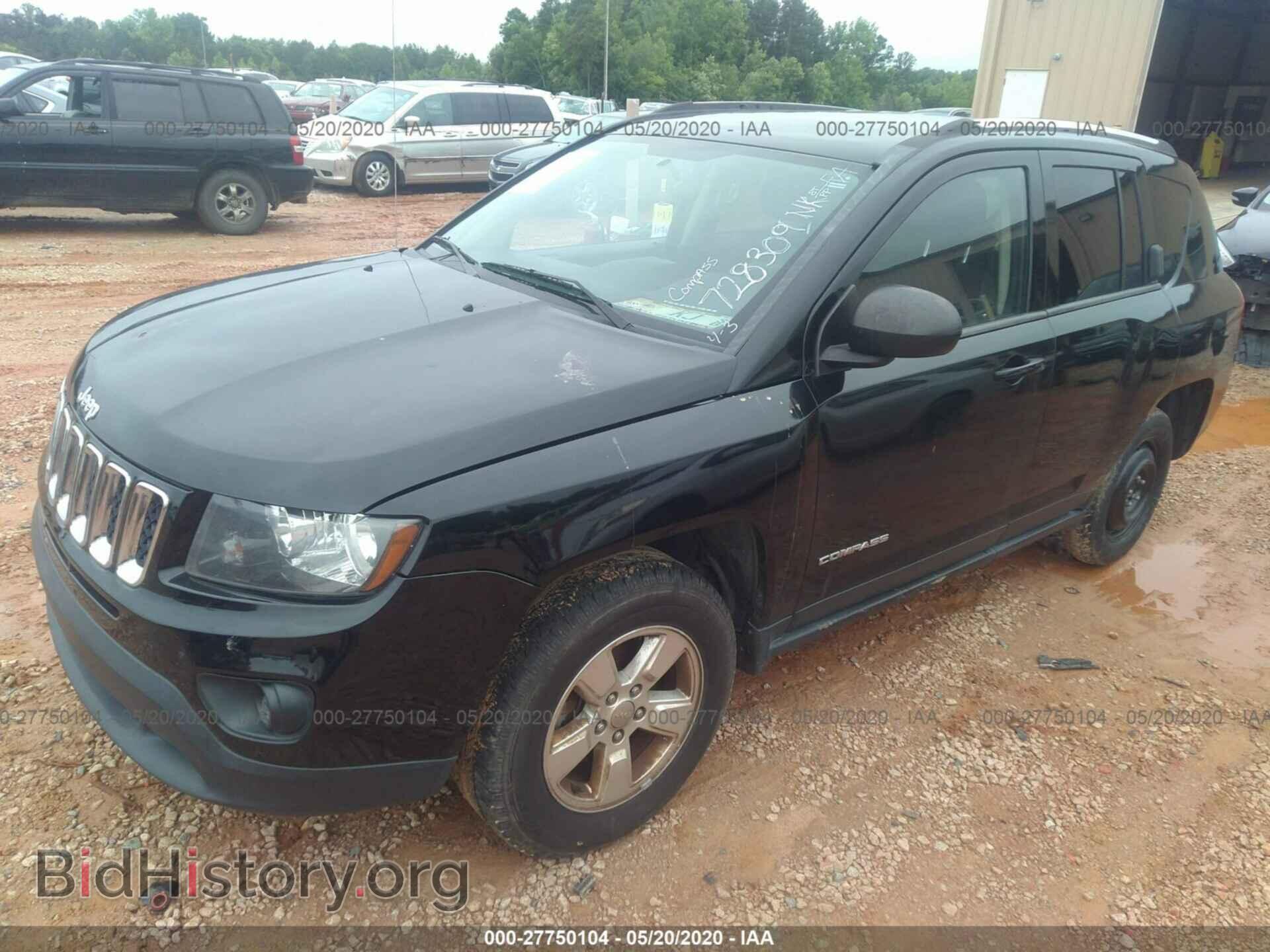 2014 JEEP COMPASS - VIN: 1C4NJCBA5ED728309 - Фото 2