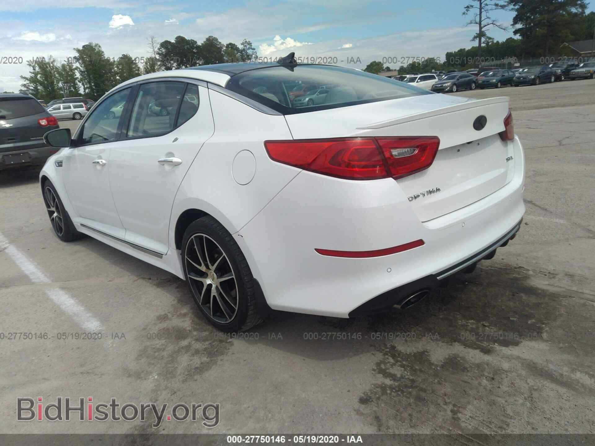 2015 KIA OPTIMA - VIN: 5XXGR4A60FG380933 - Фото 3