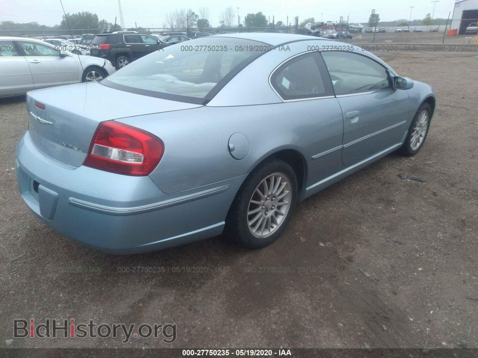 2004 CHRYSLER SEBRING - VIN: 4C3AG52H74E143314 - Фото 4
