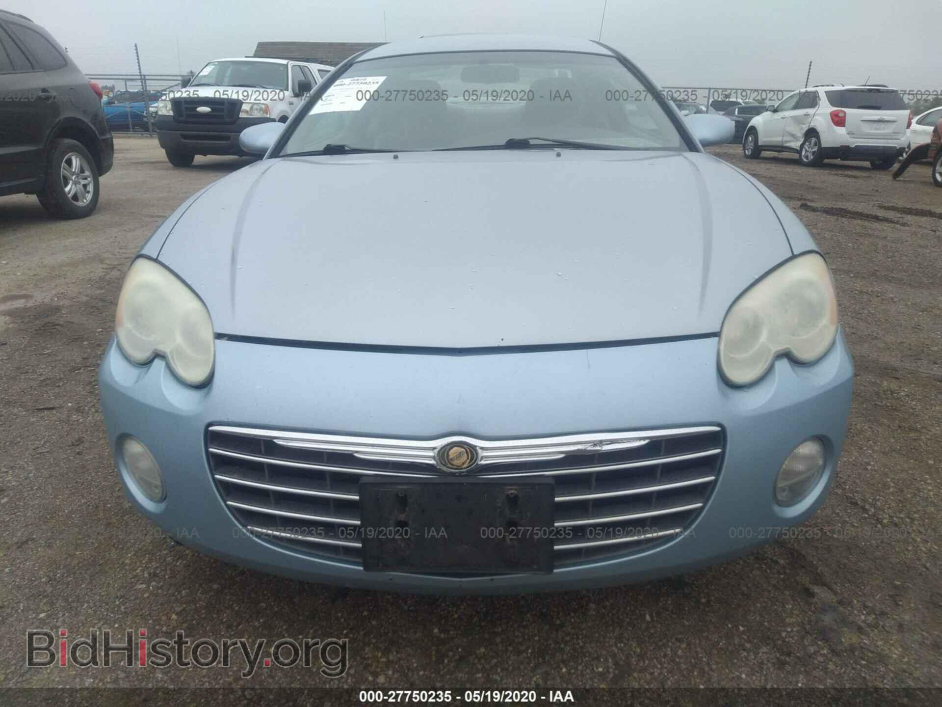 2004 CHRYSLER SEBRING - VIN: 4C3AG52H74E143314 - Фото 6