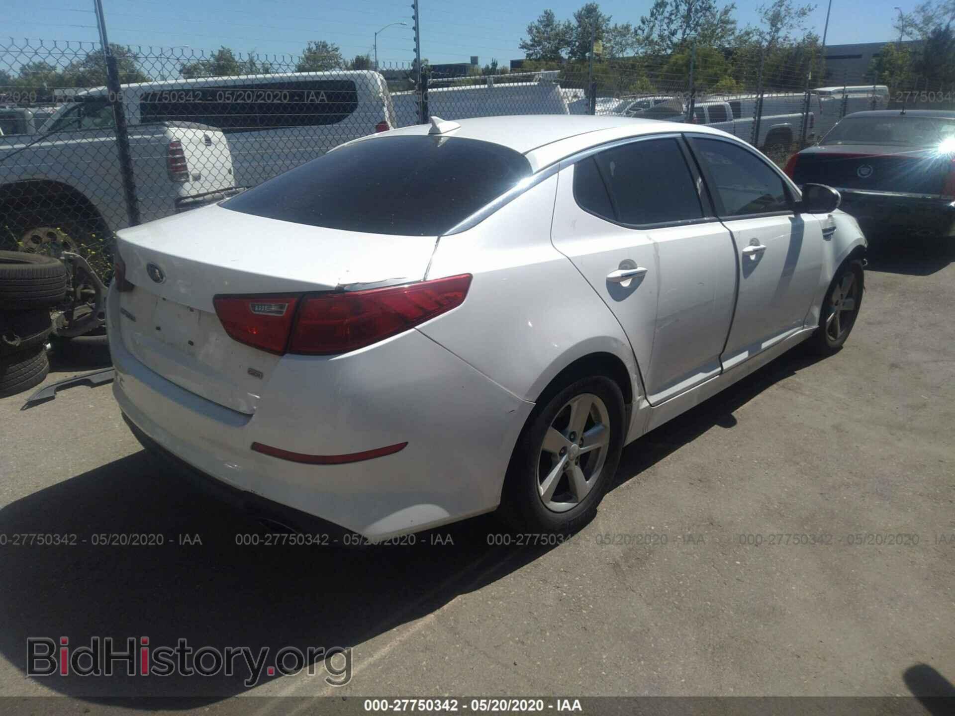 2015 KIA OPTIMA - VIN: KNAGM4A77F5661832 - Фото 4