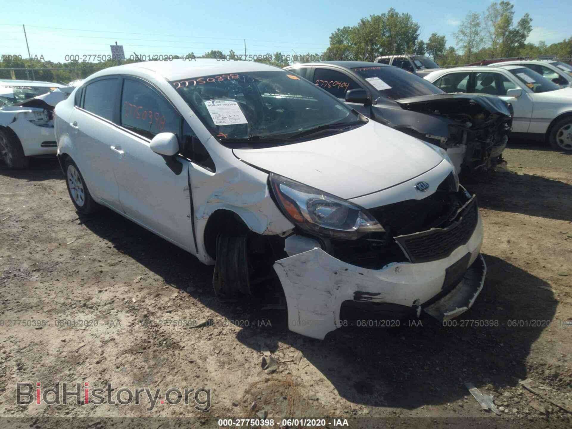 Photo KNADM4A38E6416739 - KIA RIO 2014