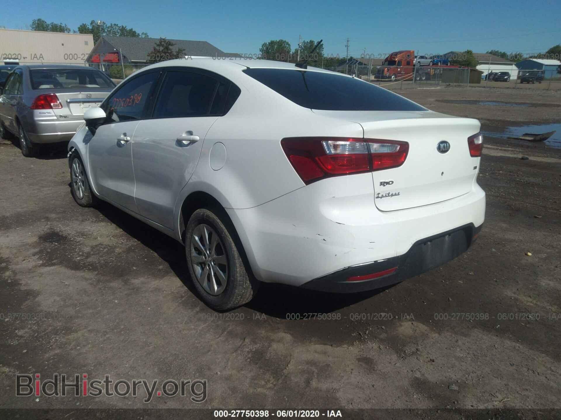 2014 KIA RIO - VIN: KNADM4A38E6416739 - Фото 3