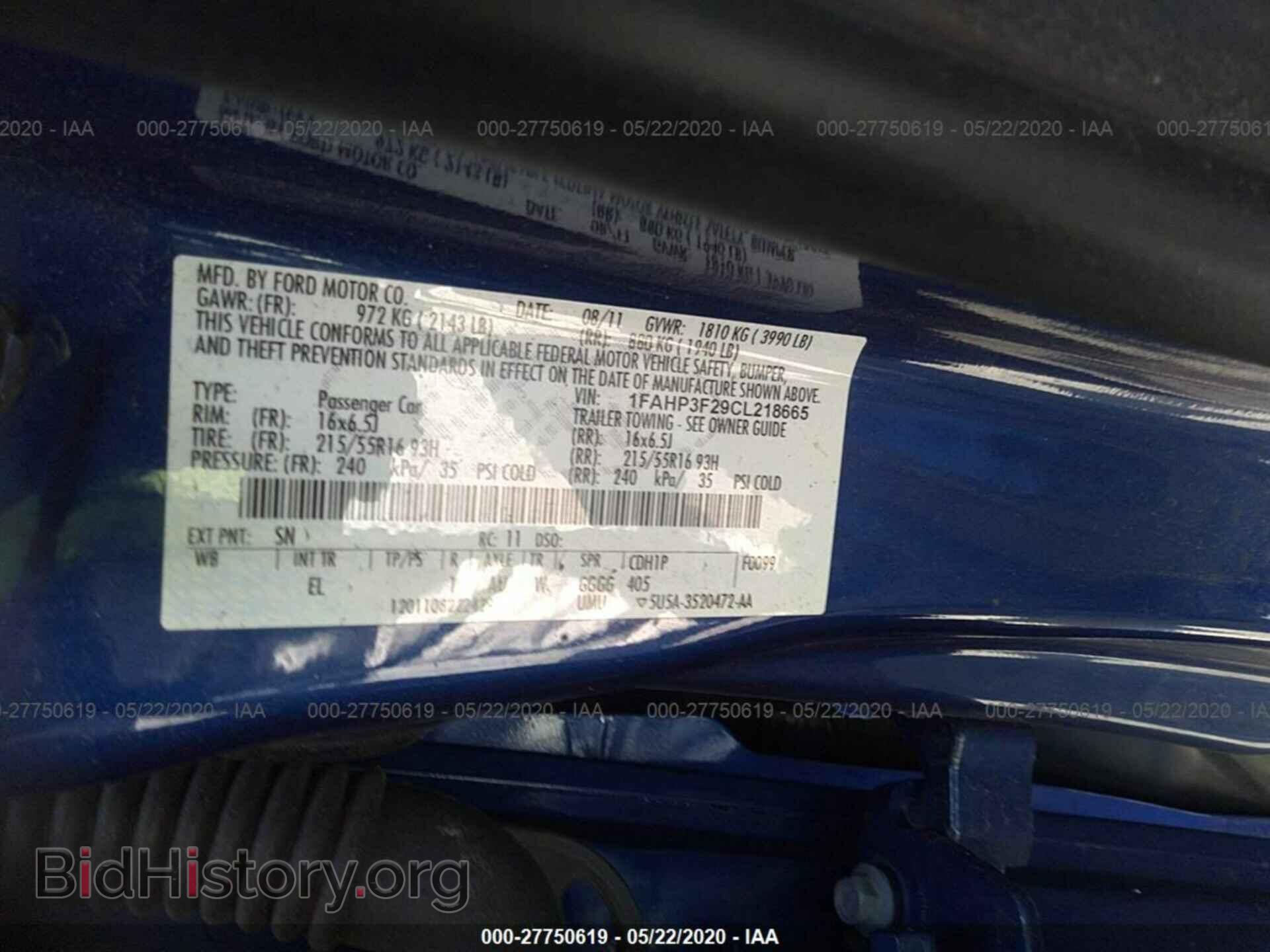 2012 FORD FOCUS - VIN: 1FAHP3F29CL218665 - Photo 9