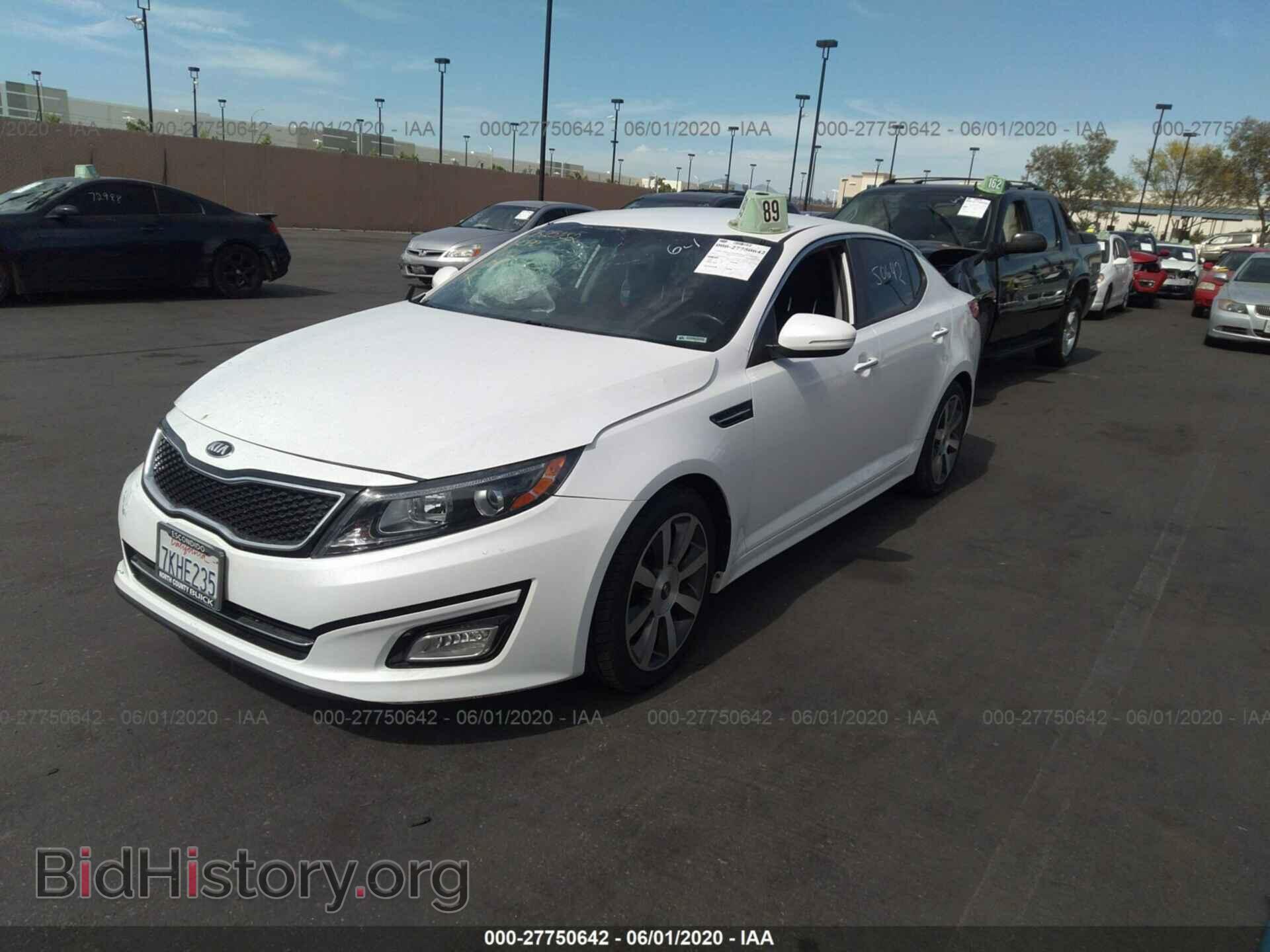 2015 KIA OPTIMA - VIN: 5XXGR4A70FG437821 - Photo 2