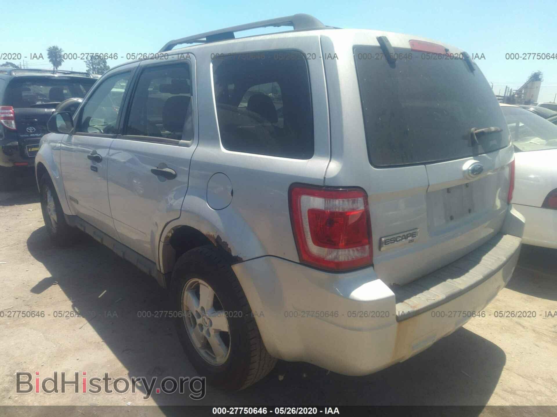 2008 FORD ESCAPE - VIN: 1FMCU03Z08KA59962 - Фото 3