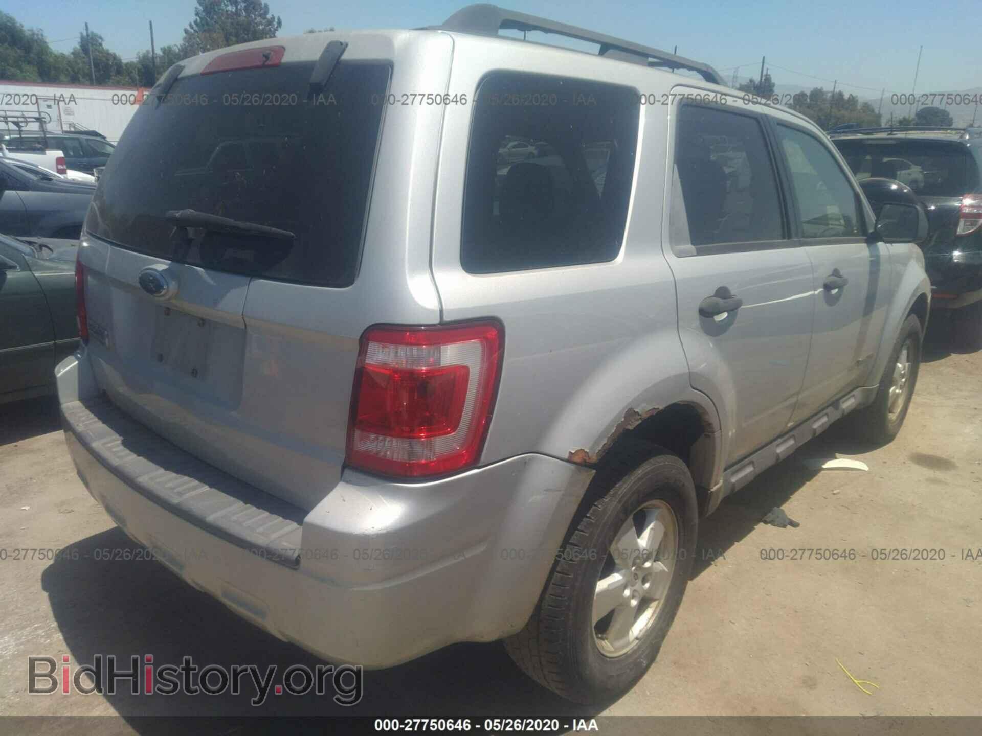 2008 FORD ESCAPE - VIN: 1FMCU03Z08KA59962 - Фото 4