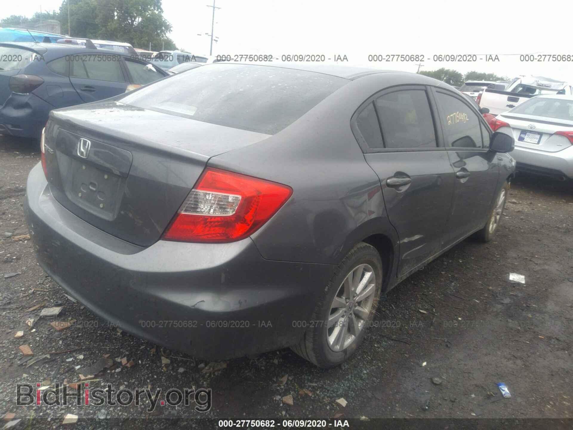 2012 HONDA CIVIC - VIN: 19XFB2F84CE325694 - Фото 4