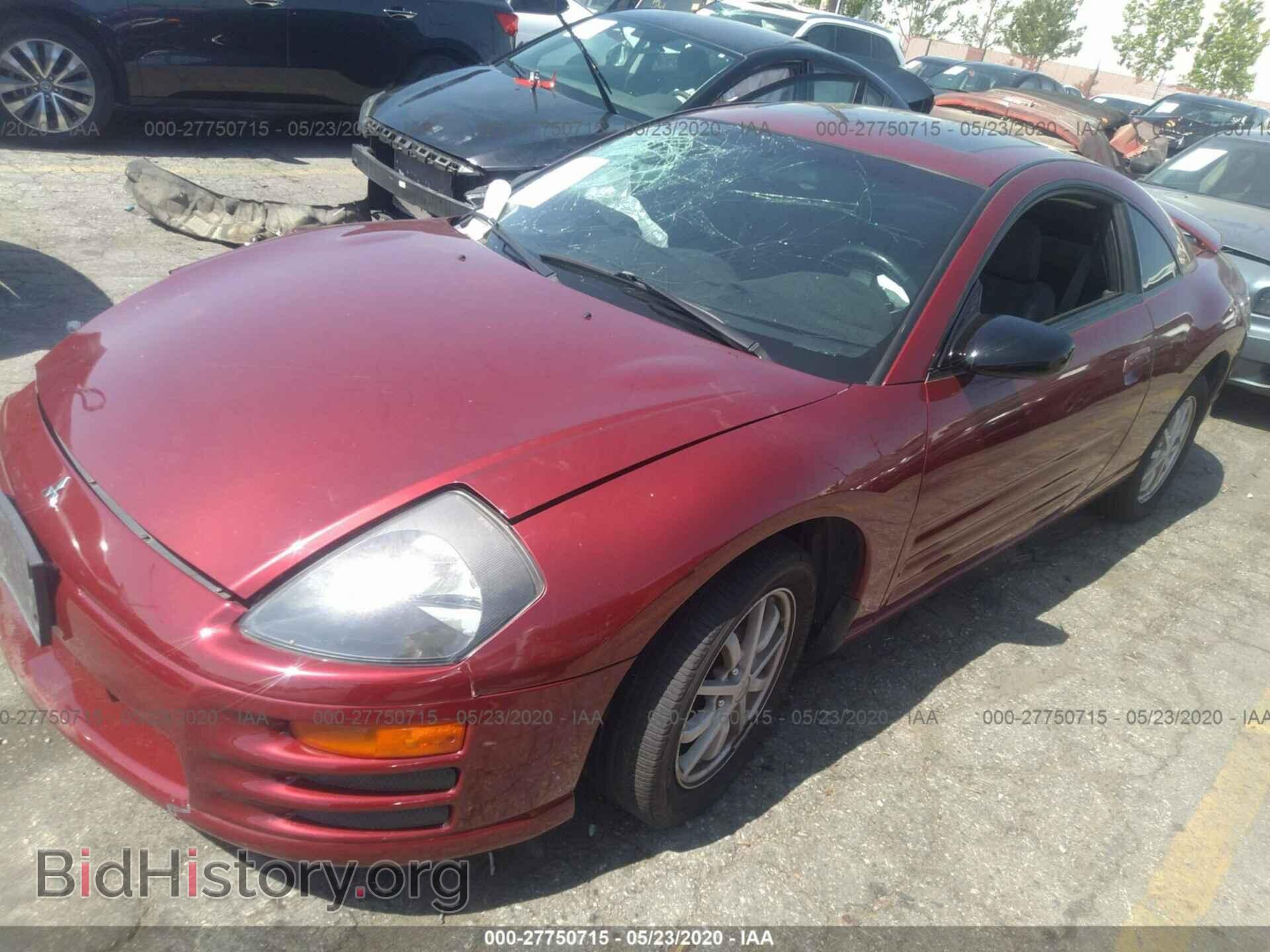 2002 MITSUBISHI ECLIPSE - VIN: 4A3AC44GX2E066522 - Фото 2