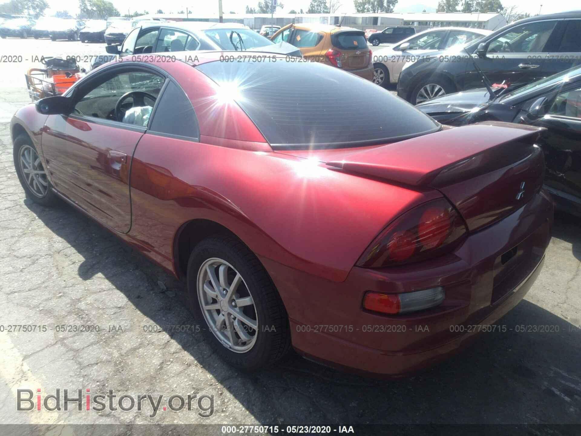 2002 MITSUBISHI ECLIPSE - VIN: 4A3AC44GX2E066522 - Фото 3