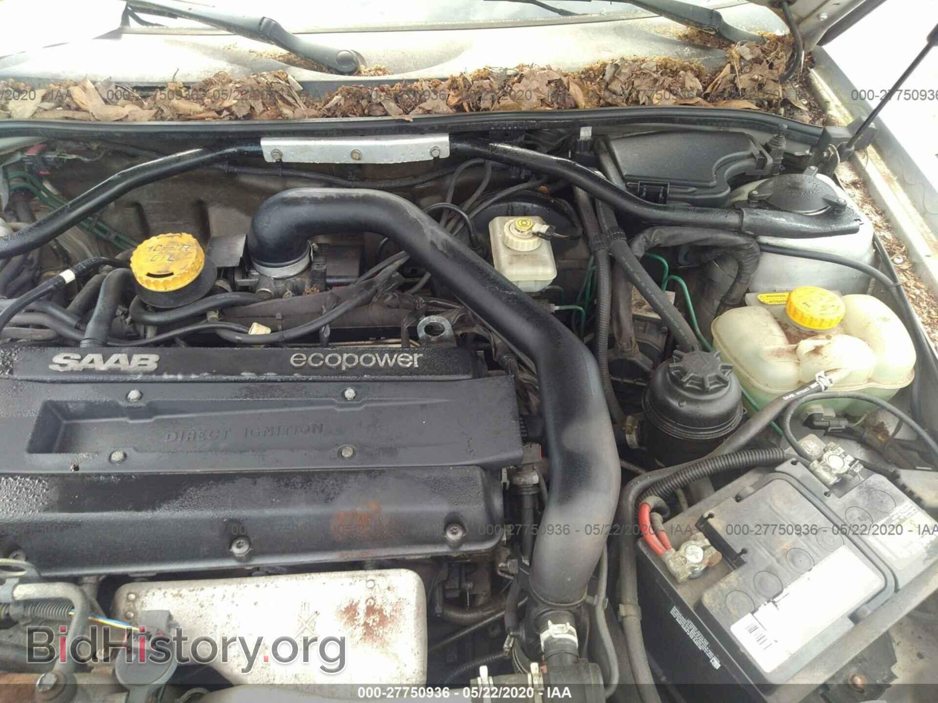 2000 SAAB 9-3 - VIN: YS3DD75H6Y7004398 - Фото 10