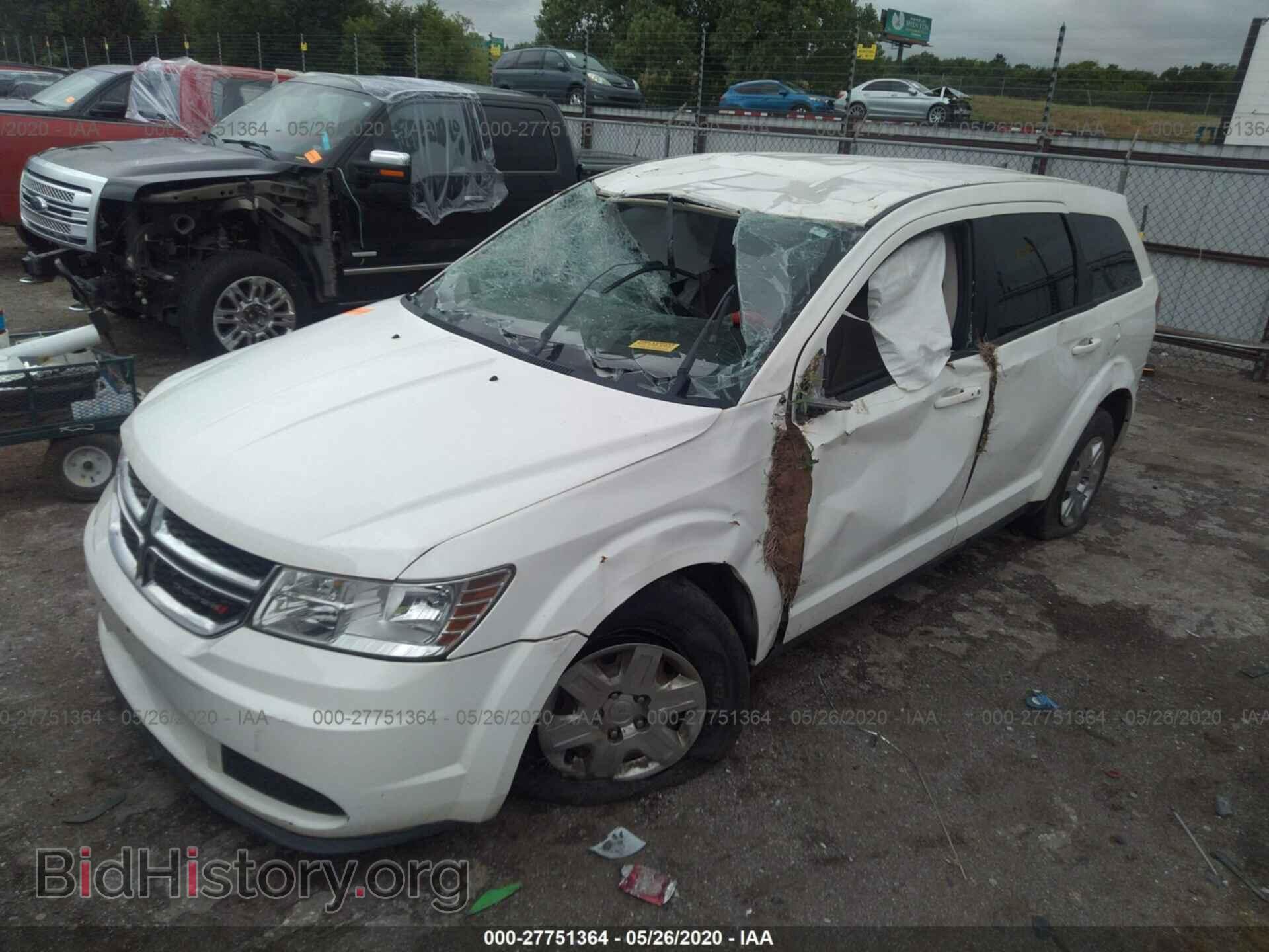 2012 DODGE JOURNEY - VIN: 3C4PDCAB6CT372244 - Фото 2