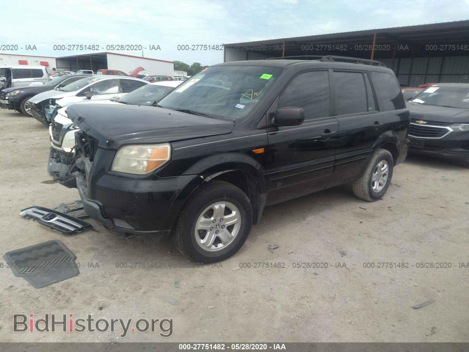 2006 HONDA PILOT - VIN: 5FNYF28186B041819 - Фото 2
