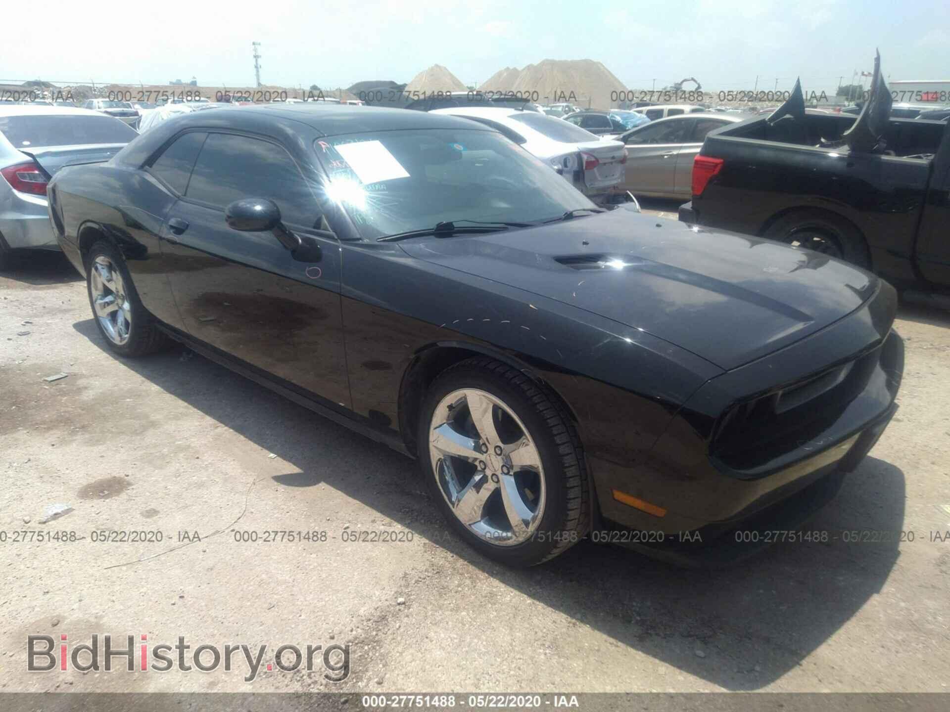 Photo 2C3CDYAG7CH174017 - DODGE CHALLENGER 2012