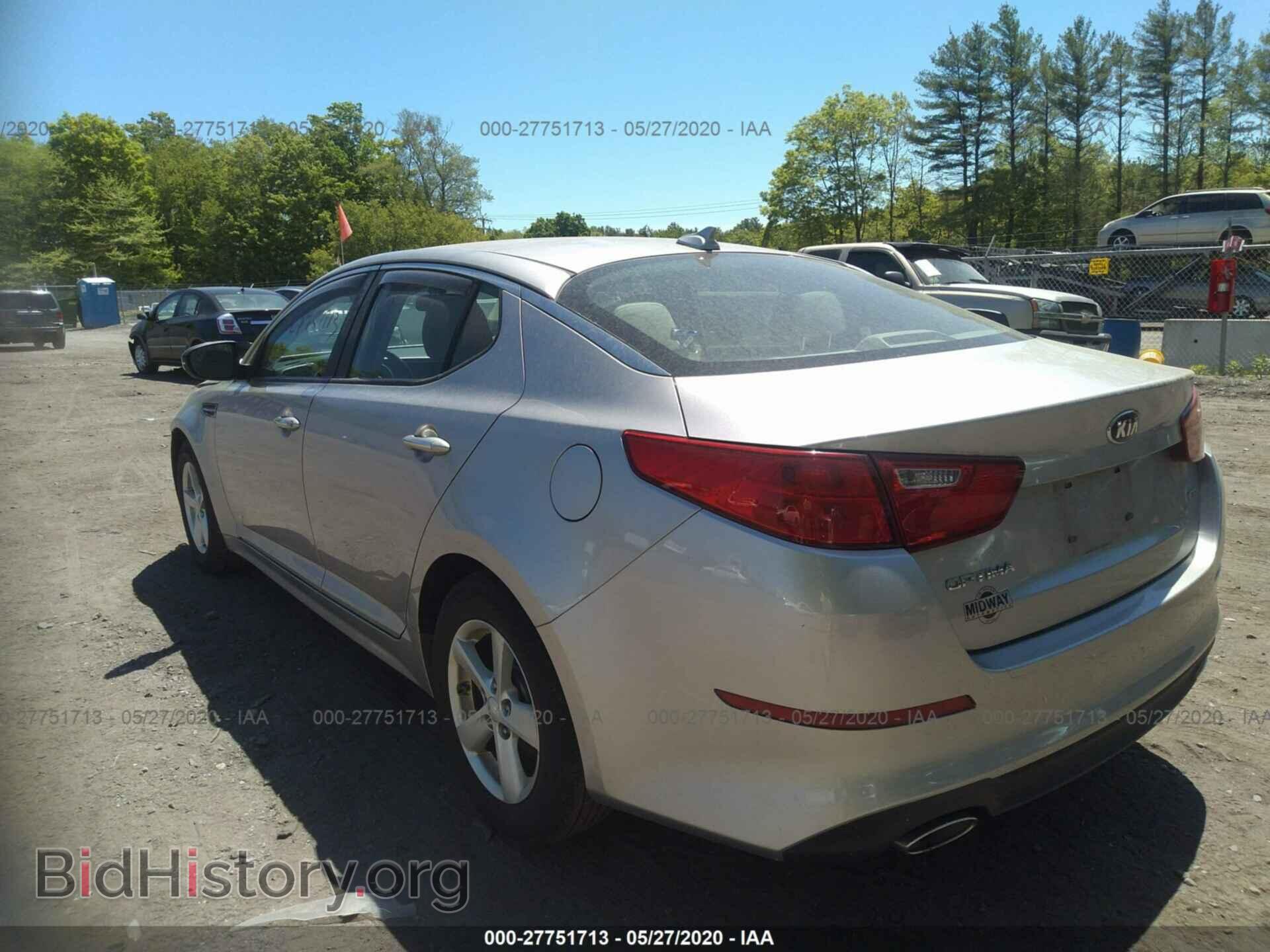 2014 KIA OPTIMA - VIN: KNAGM4A75E5453432 - Photo 3