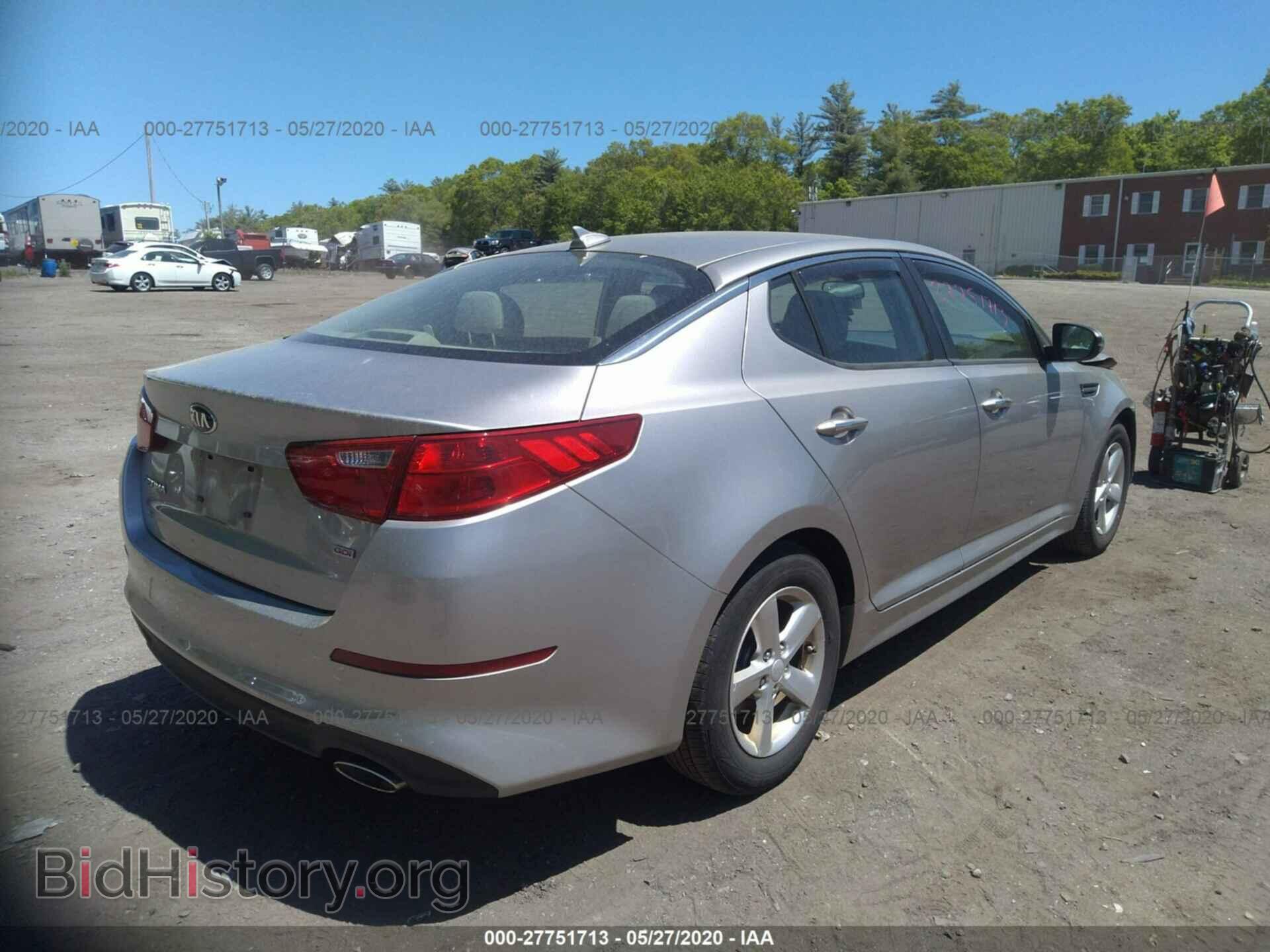 2014 KIA OPTIMA - VIN: KNAGM4A75E5453432 - Photo 4